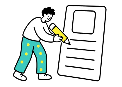 Googleビジネスプロフィール管理のイラスト