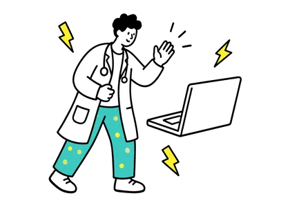 今すぐ診療機能のイラスト
